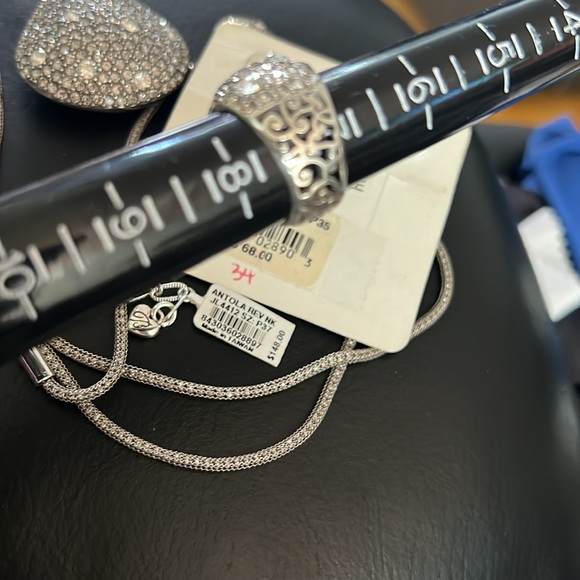 Brighton Anatolia long necklace ring size 7 1/3.